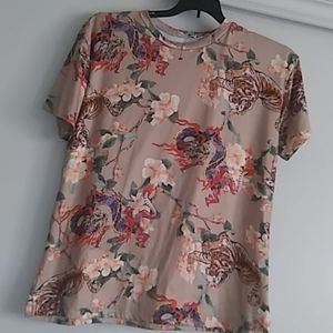 Dragons Logo Cream Top